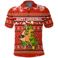 Australia Christmas Kagaroo Aboriginal Pattern