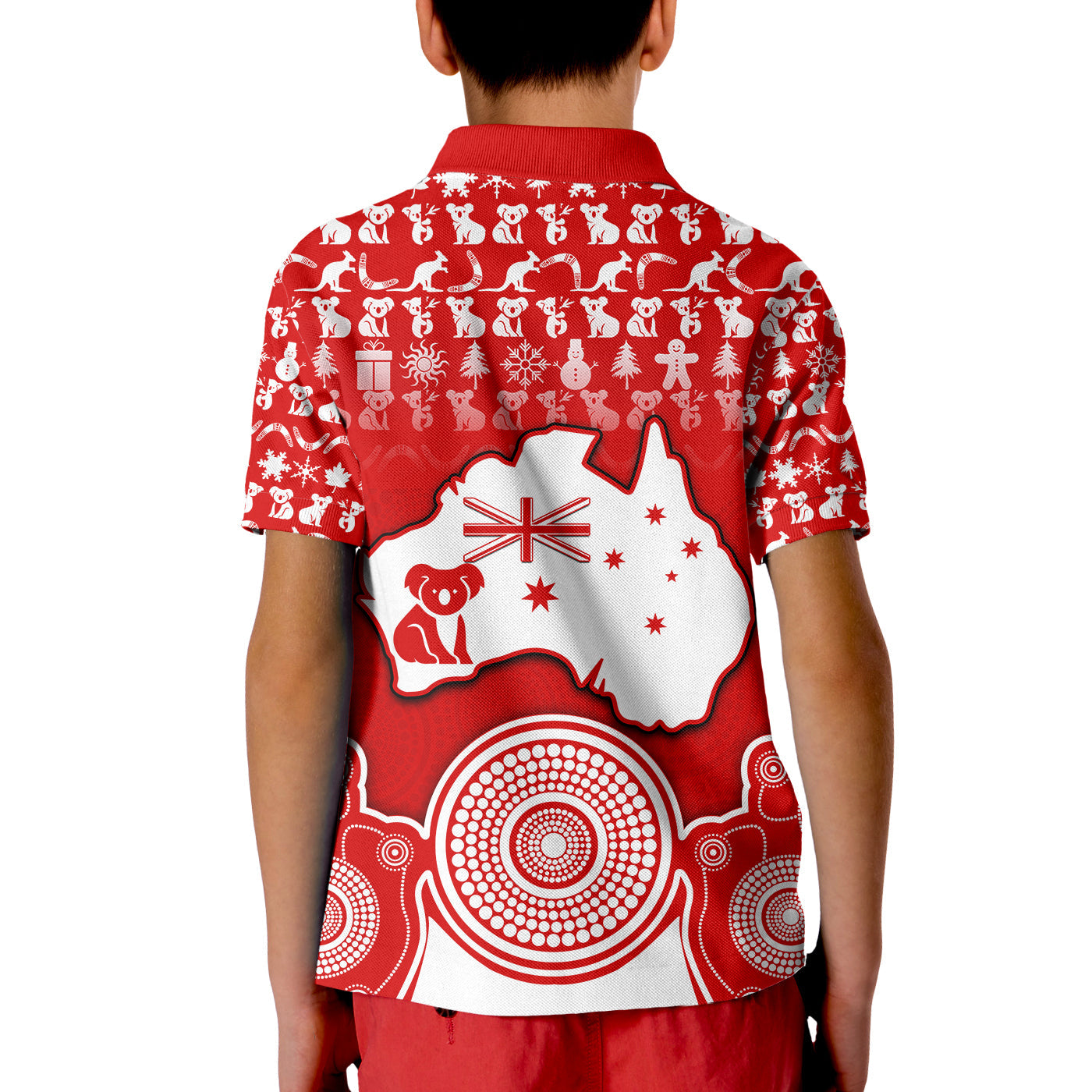 australian-koala-christmas-vibe-with-aboriginal-dot-painting-style-no1-polo-shirt