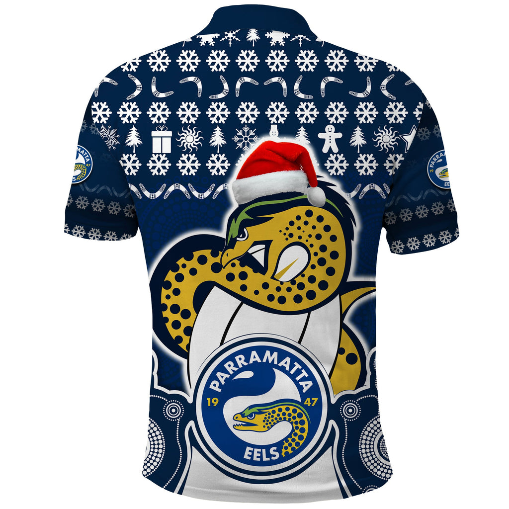 parramatta-eels-christmas-vibe-with-aboriginal-dot-panting-style-polo-shirt