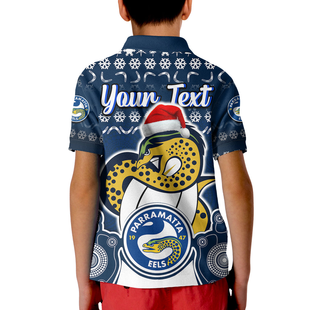 custom-personalised-parramatta-eels-christmas-vibe-with-aboriginal-dot-panting-style-polo-shirt