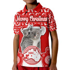 custom-personalised-australian-koala-christmas-vibe-with-aboriginal-dot-painting-style-no1-polo-shirt