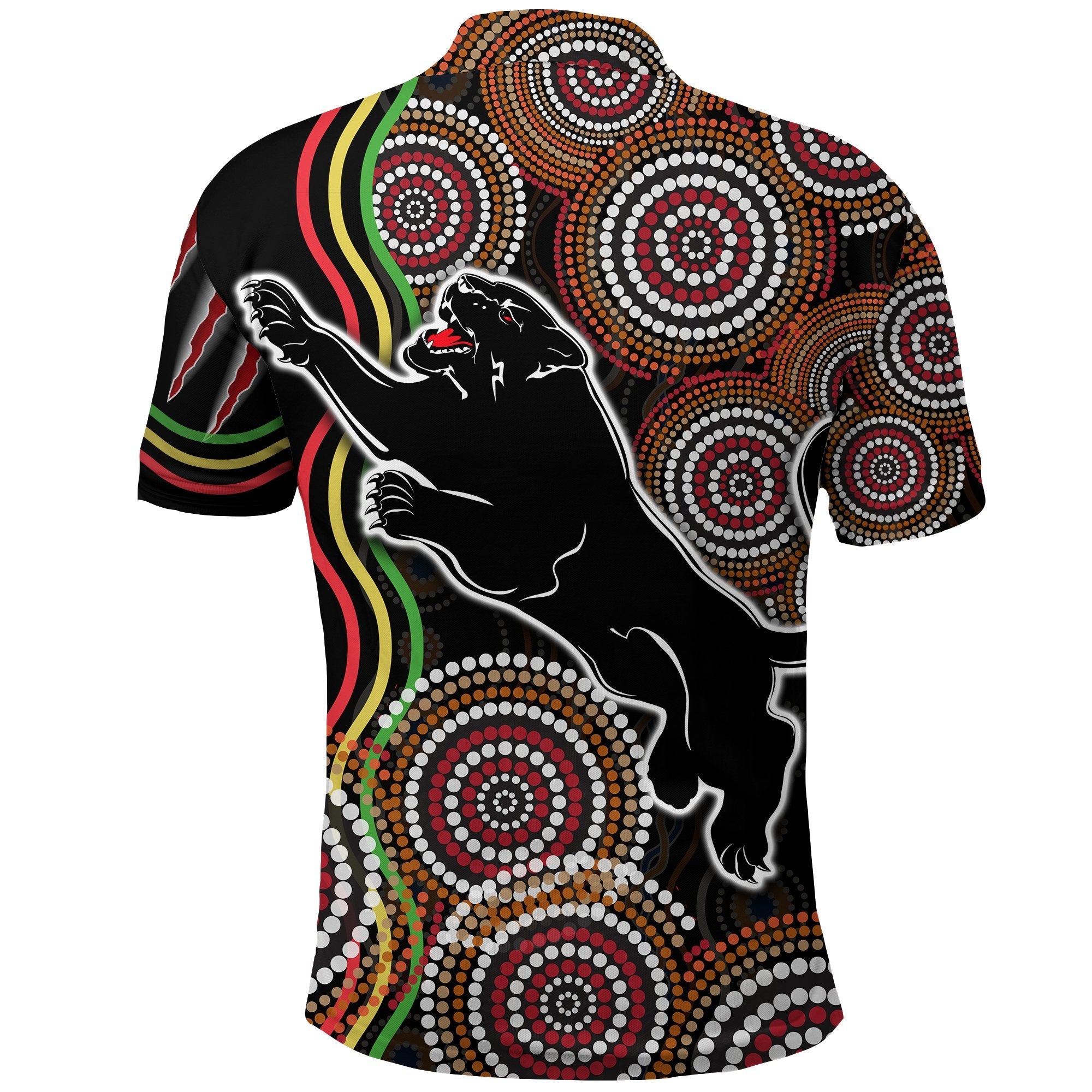 custom-personalised-panthers-black-polo-shirt-indigenous-penrith-version