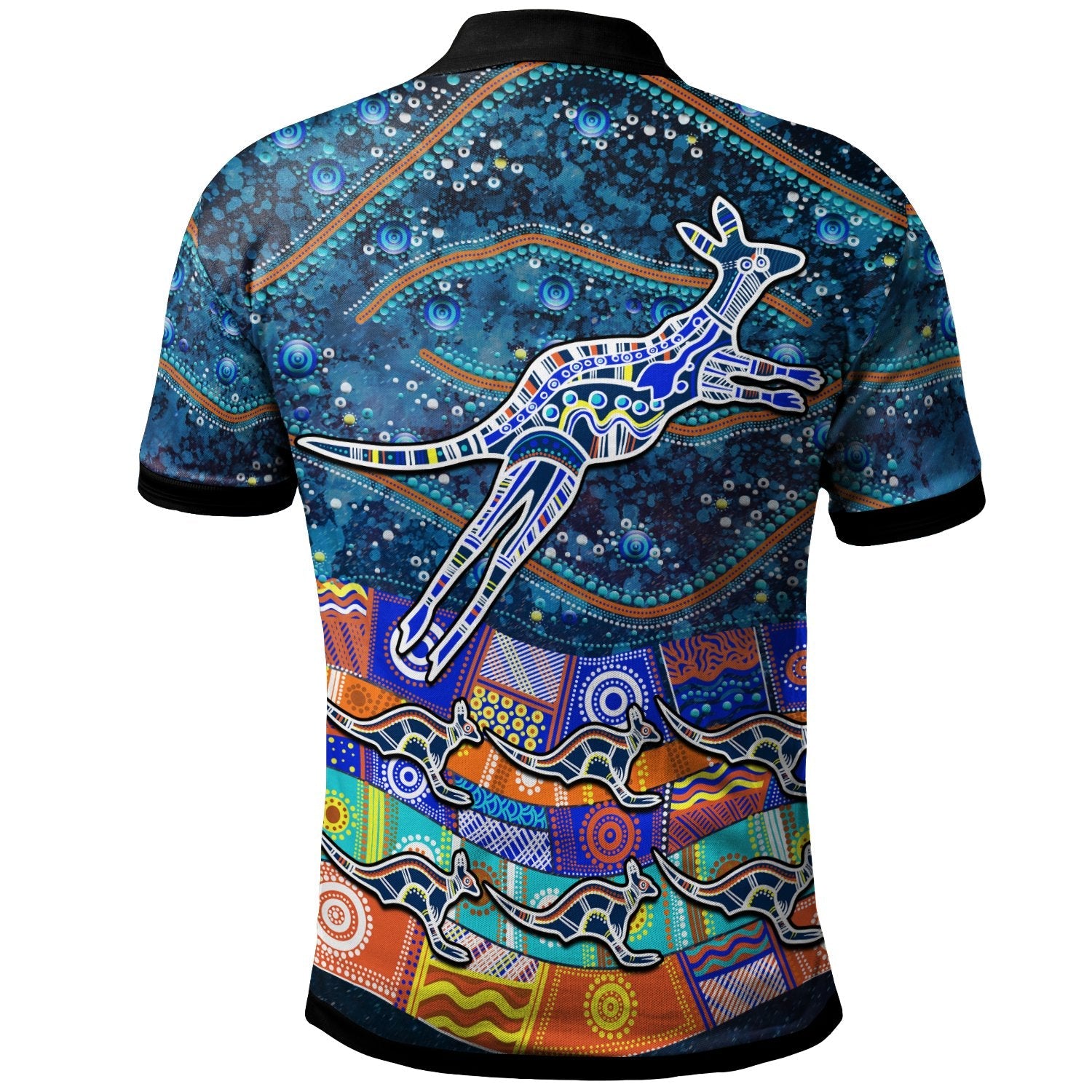 custom-text-polo-shirts-kangaroo-dreaming