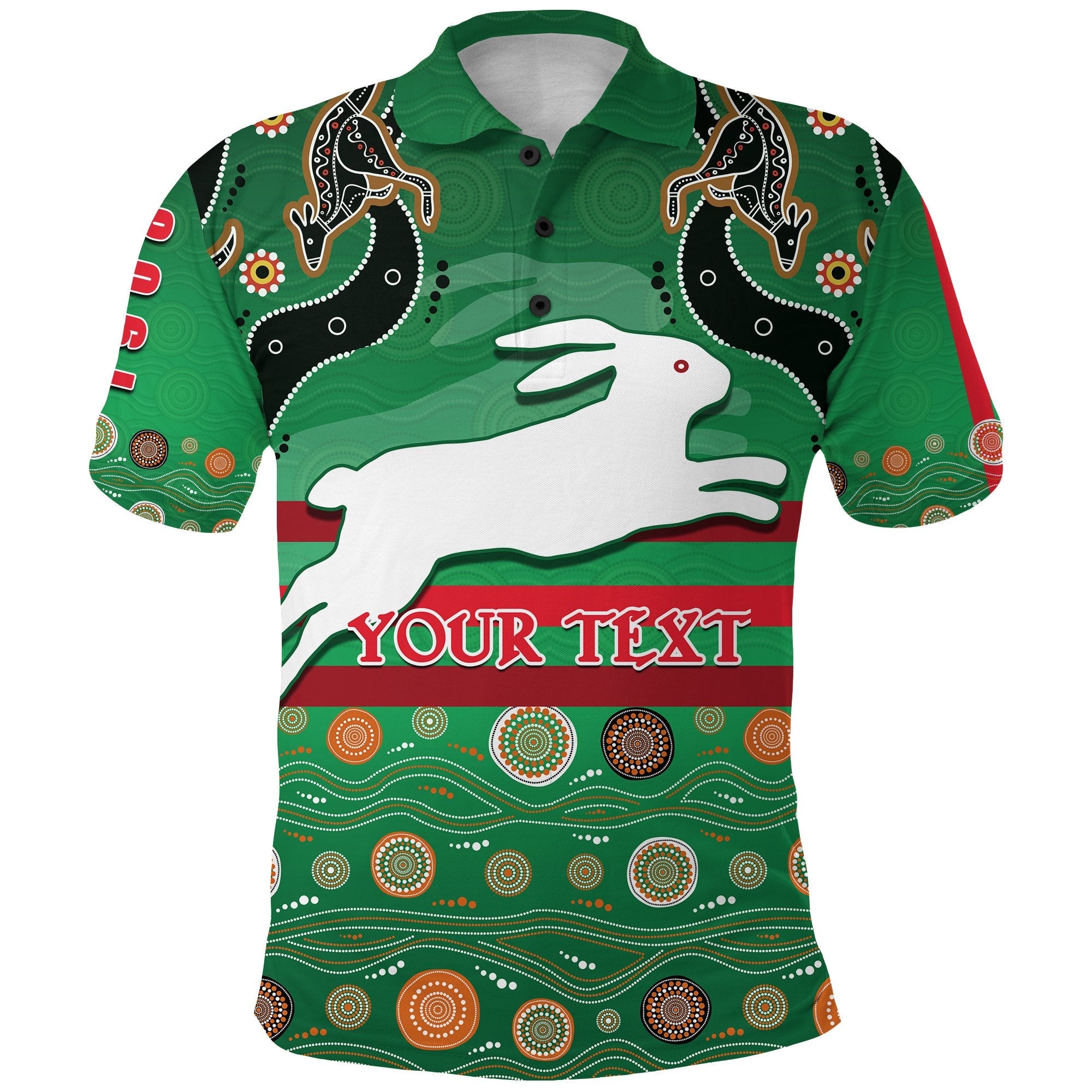 custom-personalised-rabbitohs-polo-shirt-indigenous-green