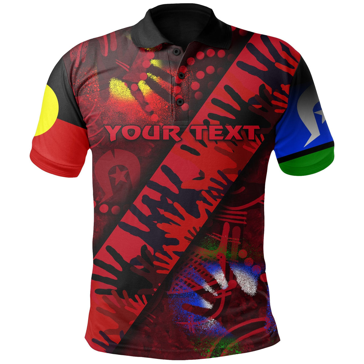 custom-personalised-australia-naidoc-week-polo-shirt-essendon-bombers-black-1