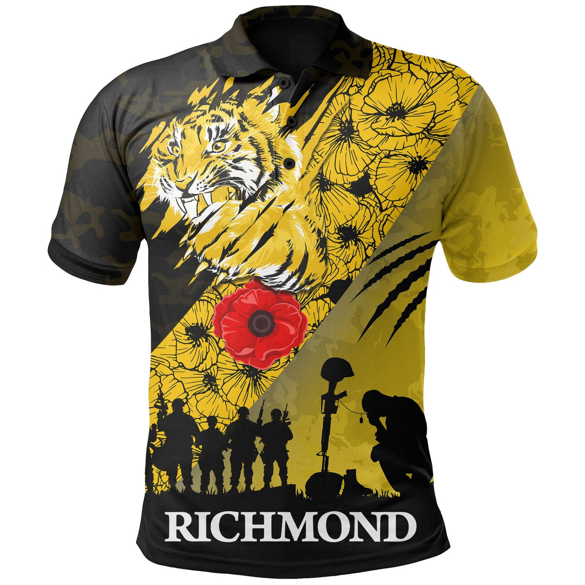richmond-tigers-polo-shirt-lest-we-forget