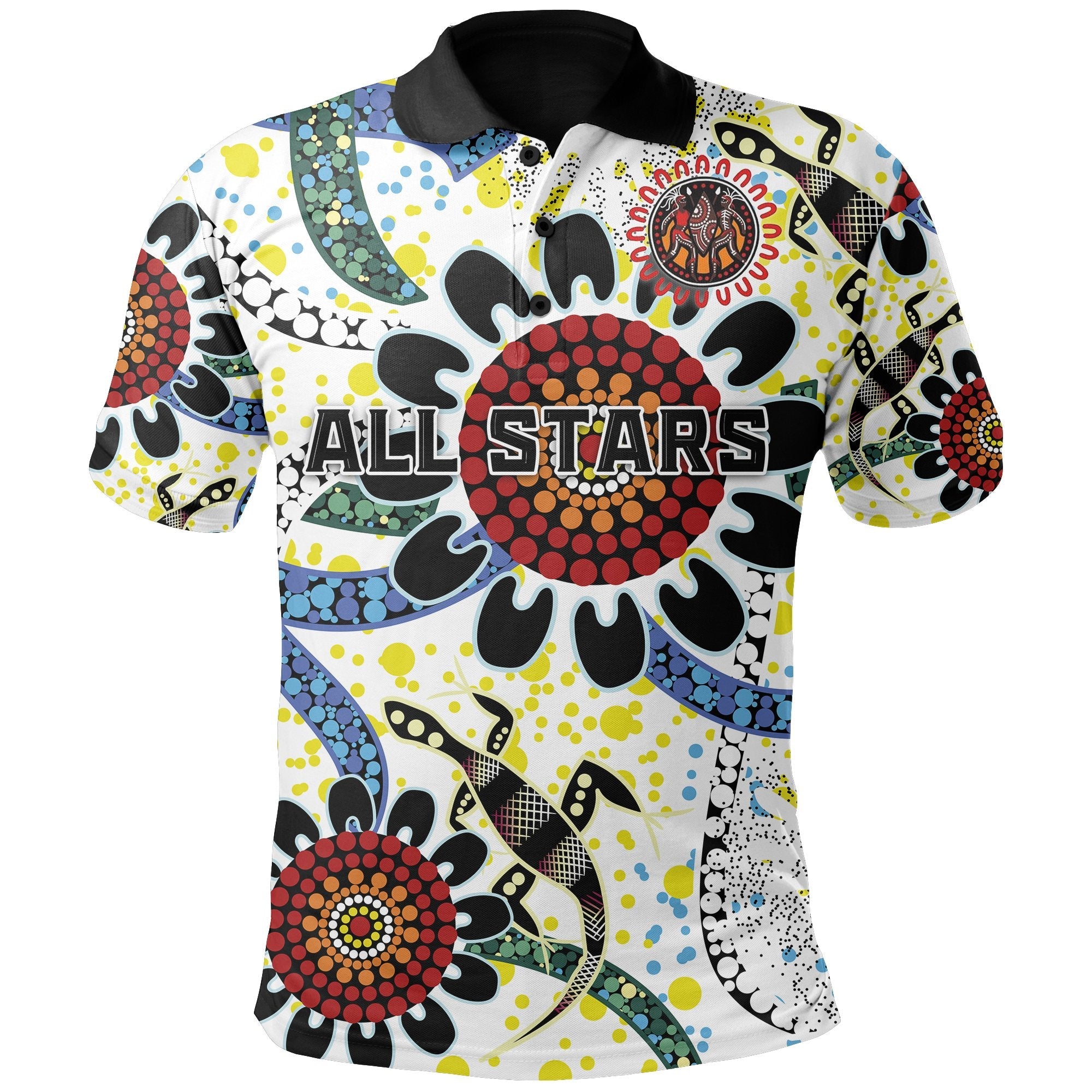 custom-personalised-australia-indigenous-rugby-polo-shirt-all-stars-sporty-style-white-custom-text-and-number