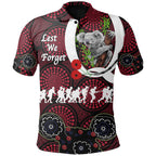 australia-polo-shirt-queensland-reds-rugby-lest-we-forget-koala