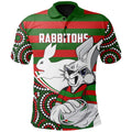 rabbitohs-indigenous-rugby-cartoon-polo-shirt