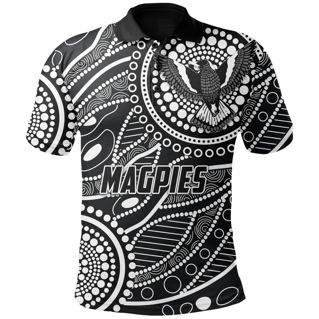 magpies-indigenous-polo-shirt-tattoo-style