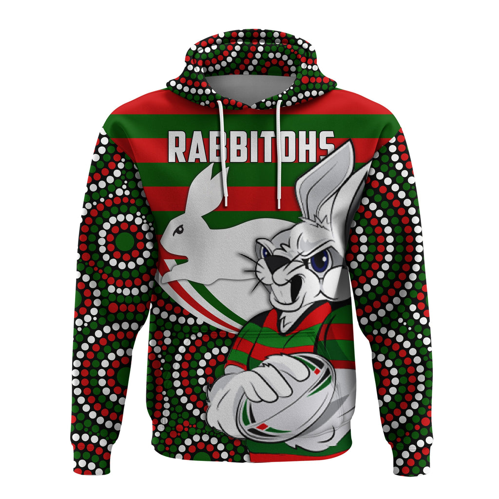 rabbitohs-indigenous-rugby-cartoon-hoodie