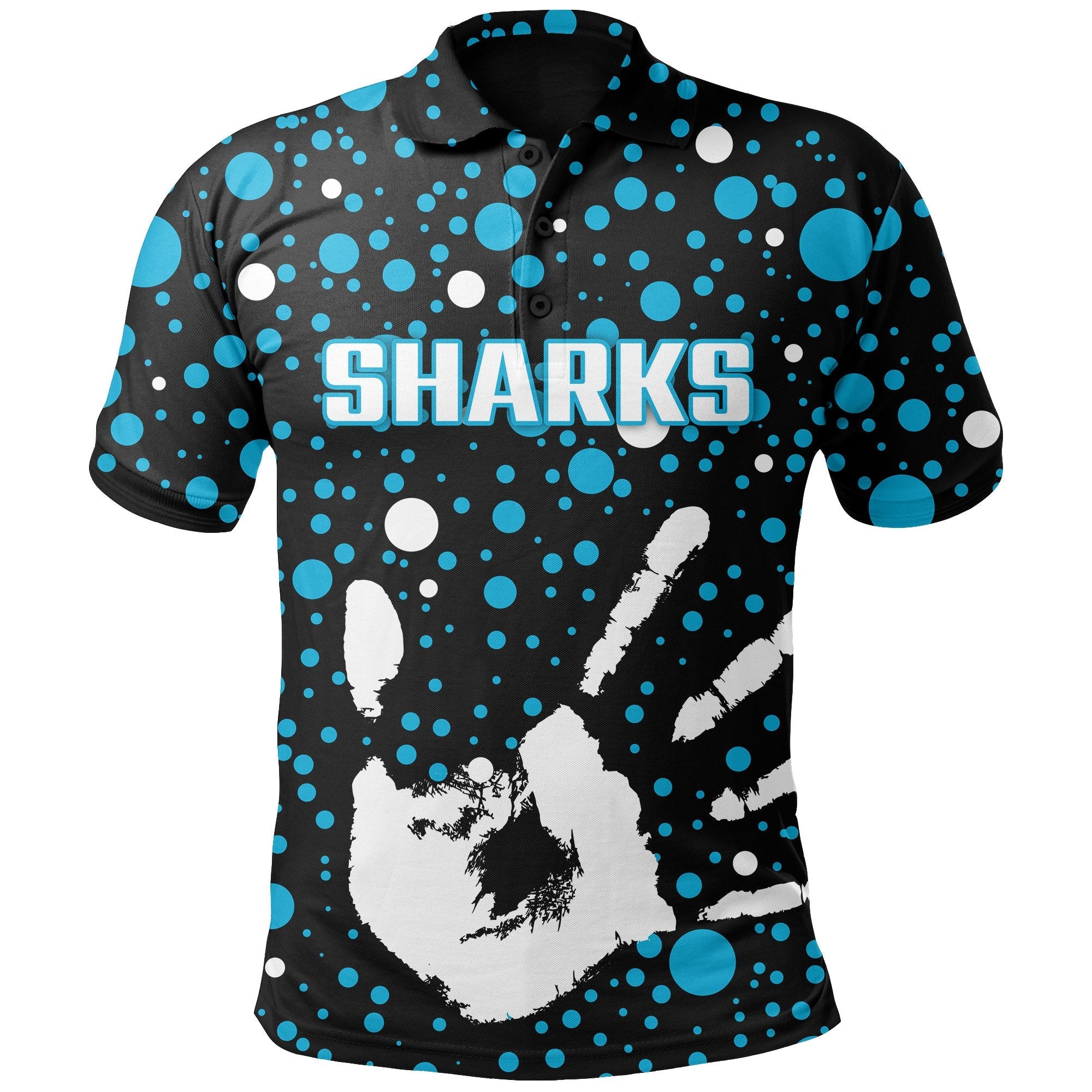 custom-personalised-sharks-rugby-indigenous-polo-shirt-minimalism-version-custom-text-and-number-1