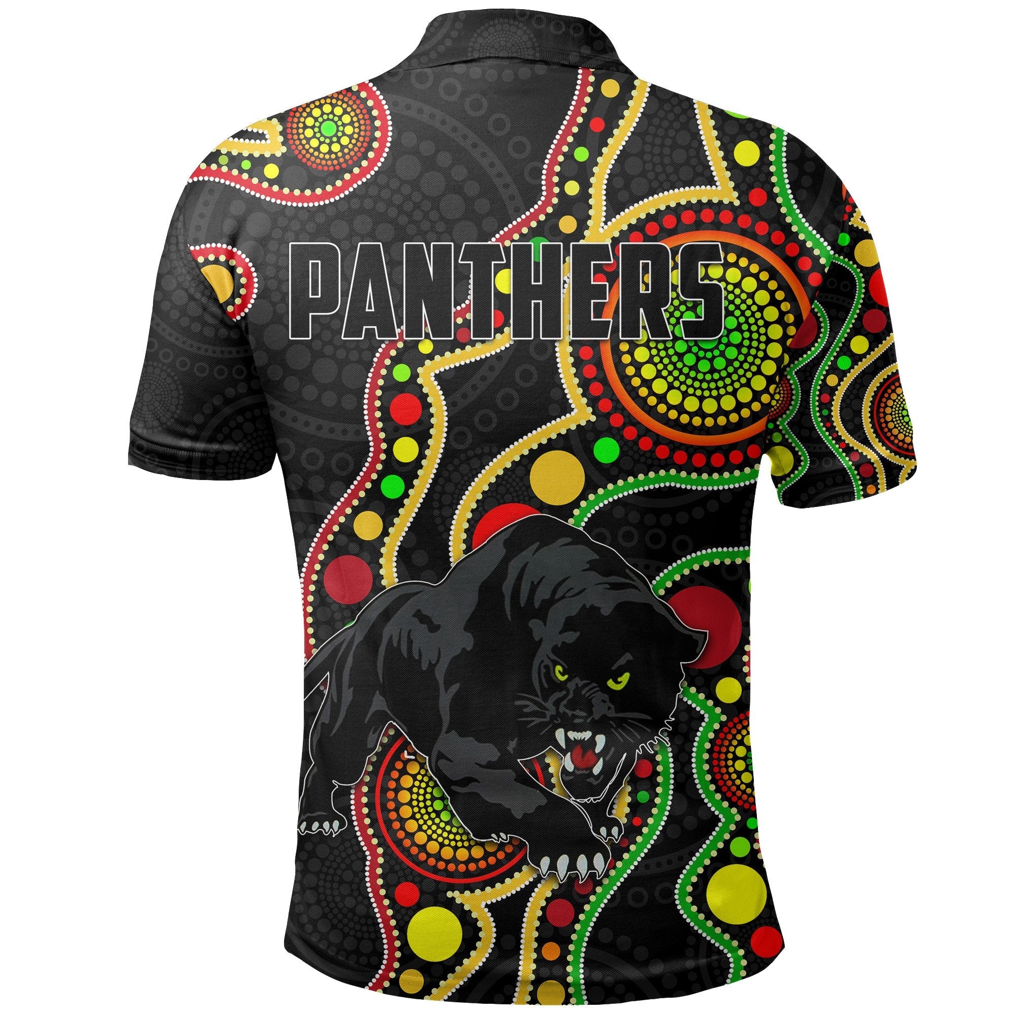 custom-personalised-penrith-polo-shirt-black-panthers-indigenous