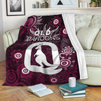 QLD Maroons Premium Blanket Aboriginal  LT6