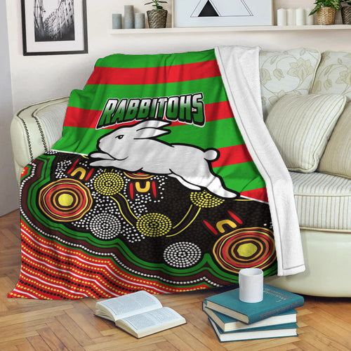 rabbitohs-rugby-premium-blanket-aboriginal-basic-style