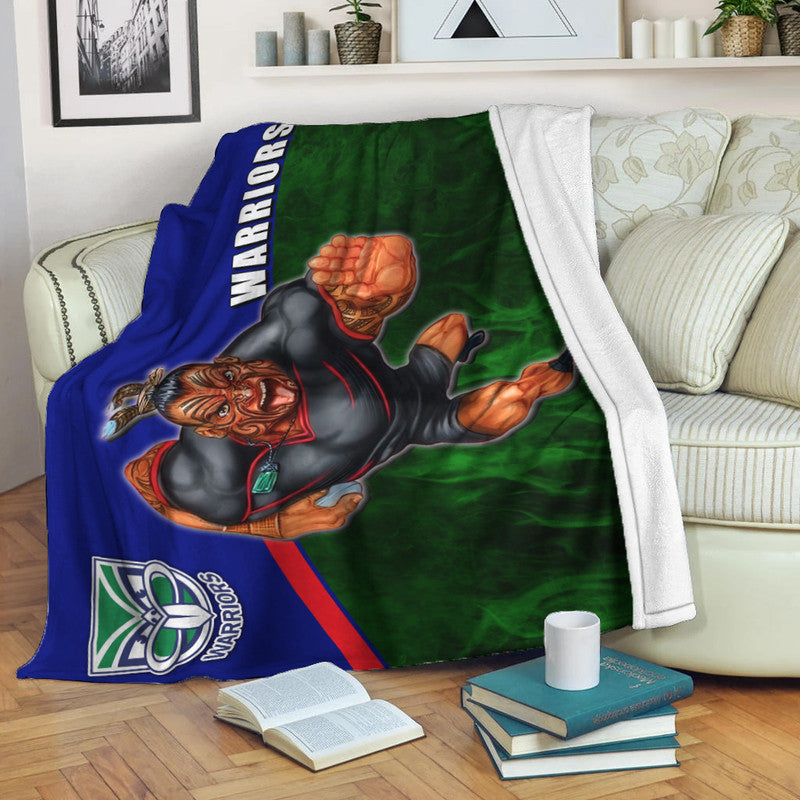 nrl-premium-blanket-warrior-fire-style