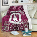 Queensland Maroons Premium Blanket Aboriginal  LT6