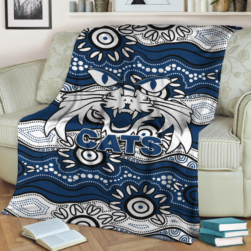 geelong-cats-premium-blanket-aboriginal-version