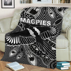 collingwood-magpies-premium-blanket-aboriginal-art