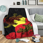 aboriginal-flag-mix-lizard-premium-blanket