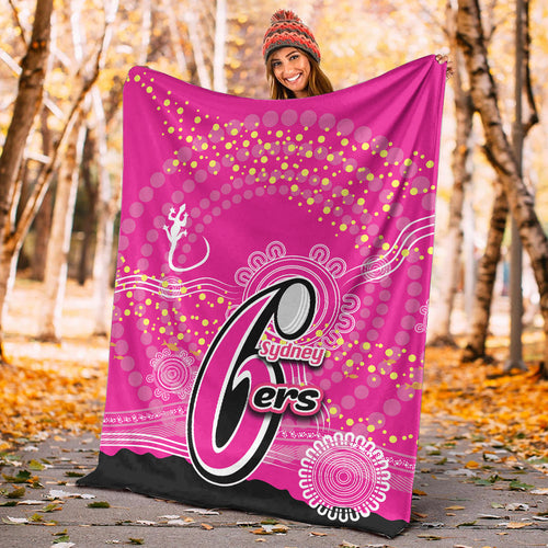 sydney-sixers-premium-blanket-cricket-aboriginal-vibe