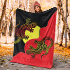 aboriginal-flag-mix-lizard-premium-blanket