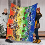 naidoc-aboriginal-lizard-and-turtle-premium-blanket