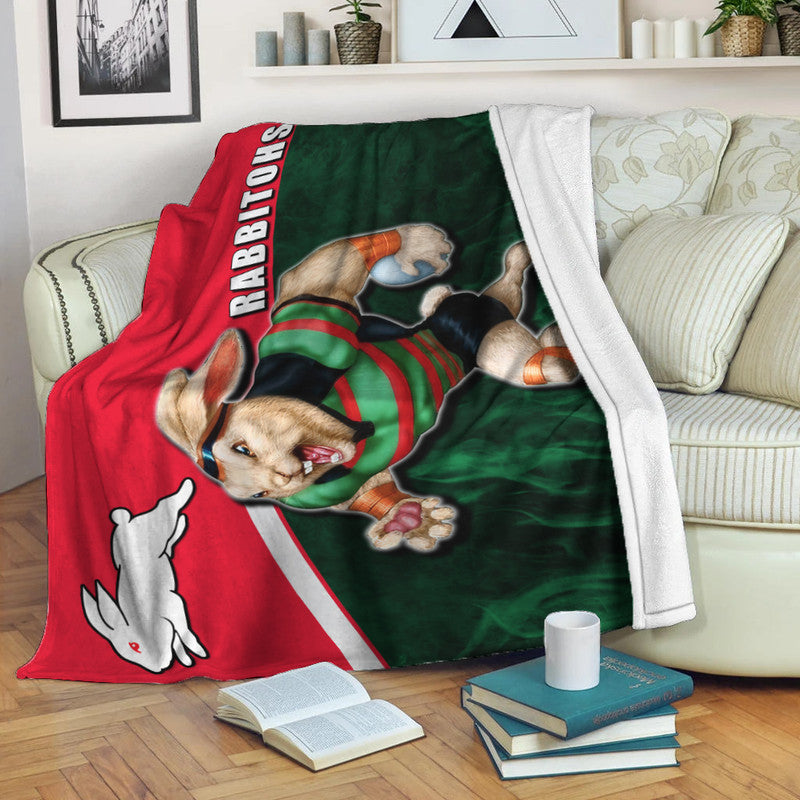 nrl-premium-blanket-rabbitohs-fire-style