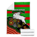 rabbitohs-rugby-premium-blanket-aboriginal-basic-style