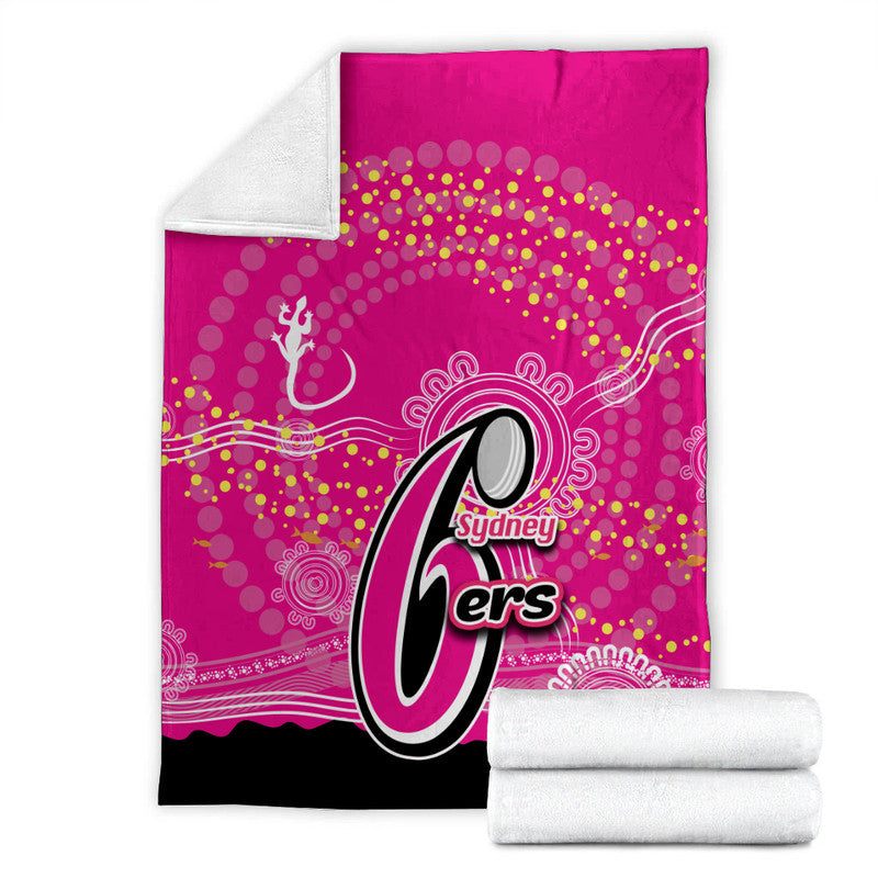 sydney-sixers-premium-blanket-cricket-aboriginal-vibe