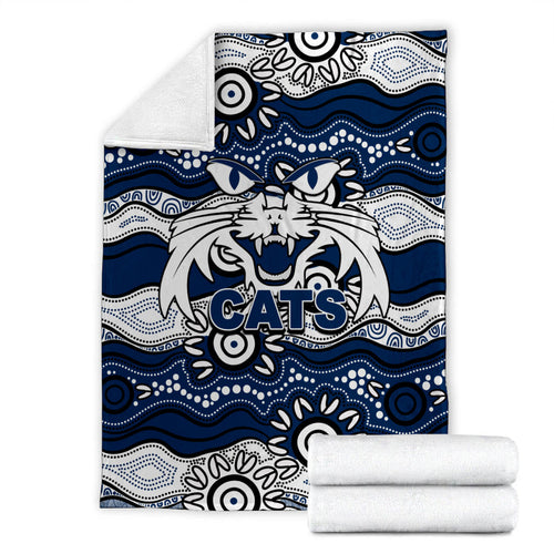 geelong-cats-premium-blanket-aboriginal-version