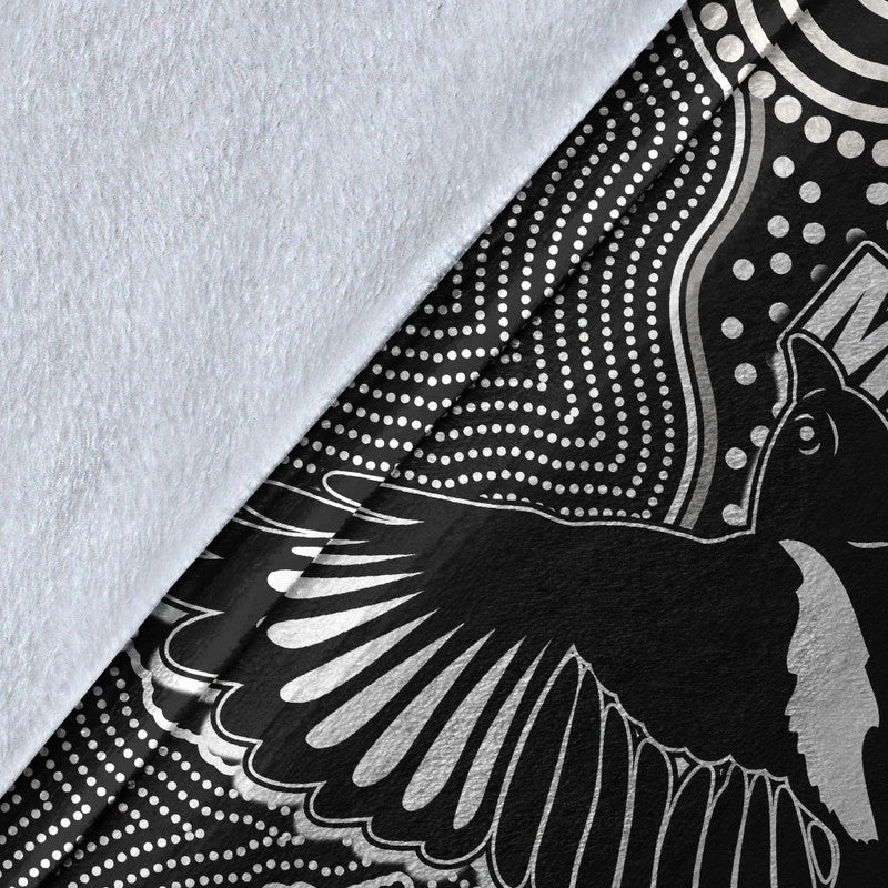 collingwood-magpies-premium-blanket-aboriginal-art
