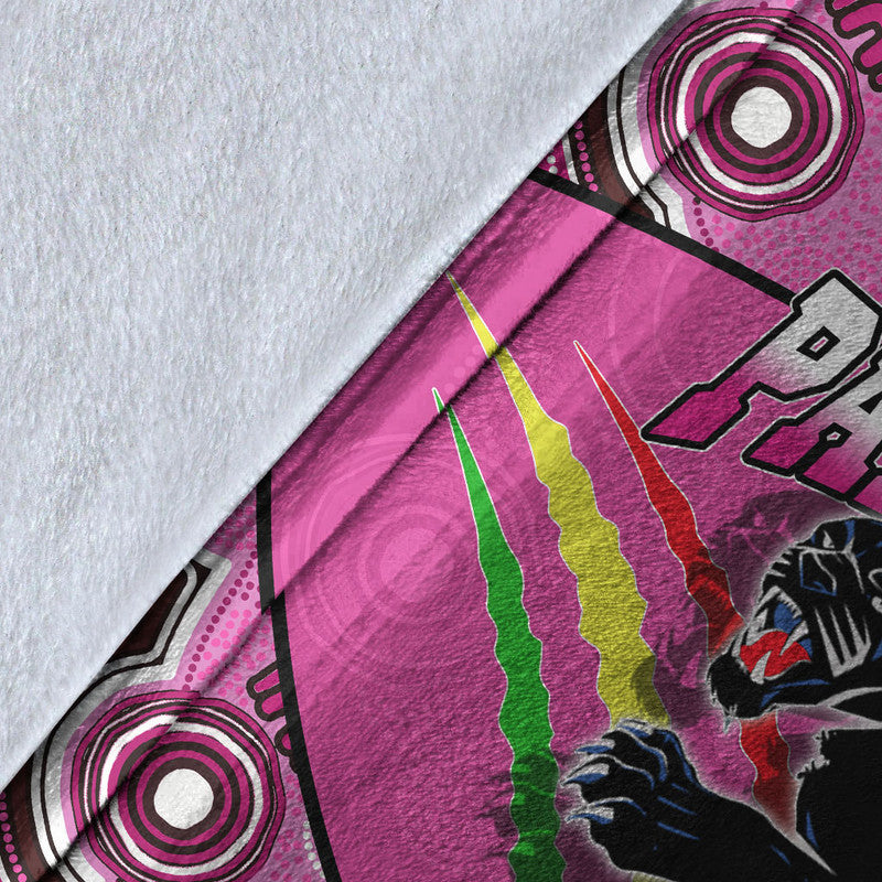 panthers-rugby-premium-blanket-aboriginal-basic-style-pink