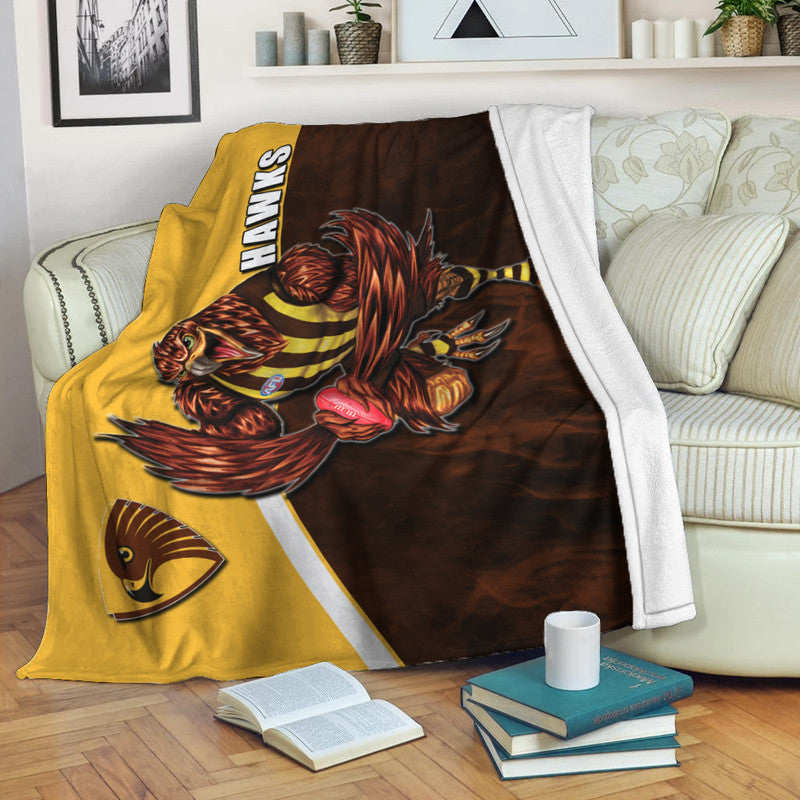 afl-premium-blanket-hawks-fire-style