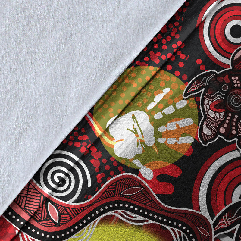 aboriginal-flag-naidoc-turtle-premium-blanket