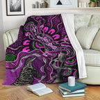 aboriginal-lizard-premium-blanket-pink-color
