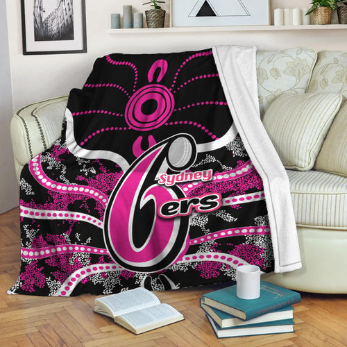 sydney-sixers-premium-blanket-cricket-dot-aboriginal