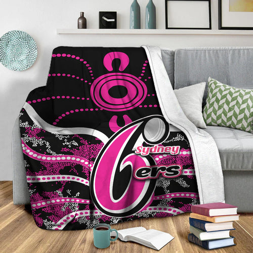sydney-sixers-premium-blanket-cricket-dot-aboriginal