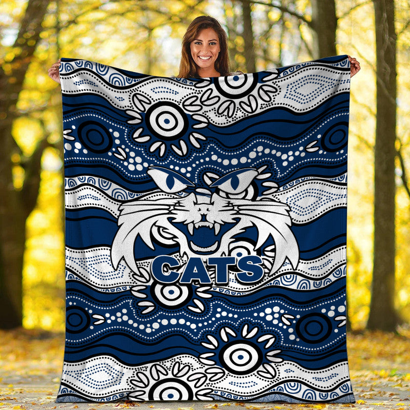 geelong-cats-premium-blanket-aboriginal-version