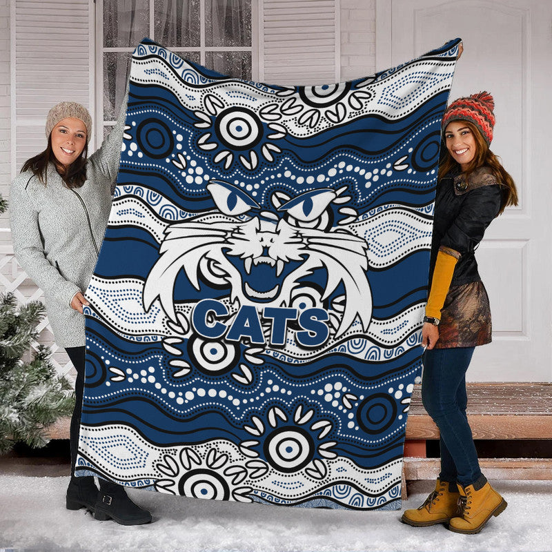 geelong-cats-premium-blanket-aboriginal-version
