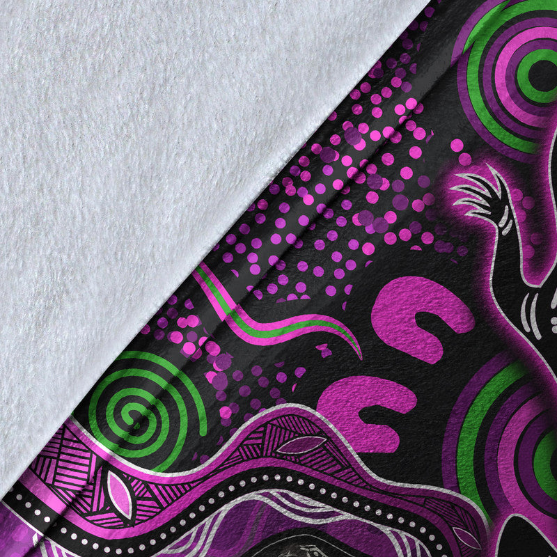 aboriginal-lizard-premium-blanket-pink-color