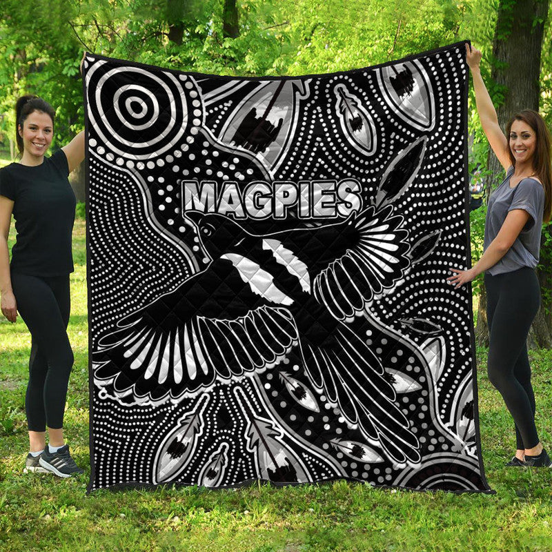 collingwood-magpies-premium-quilt-aboriginal-art