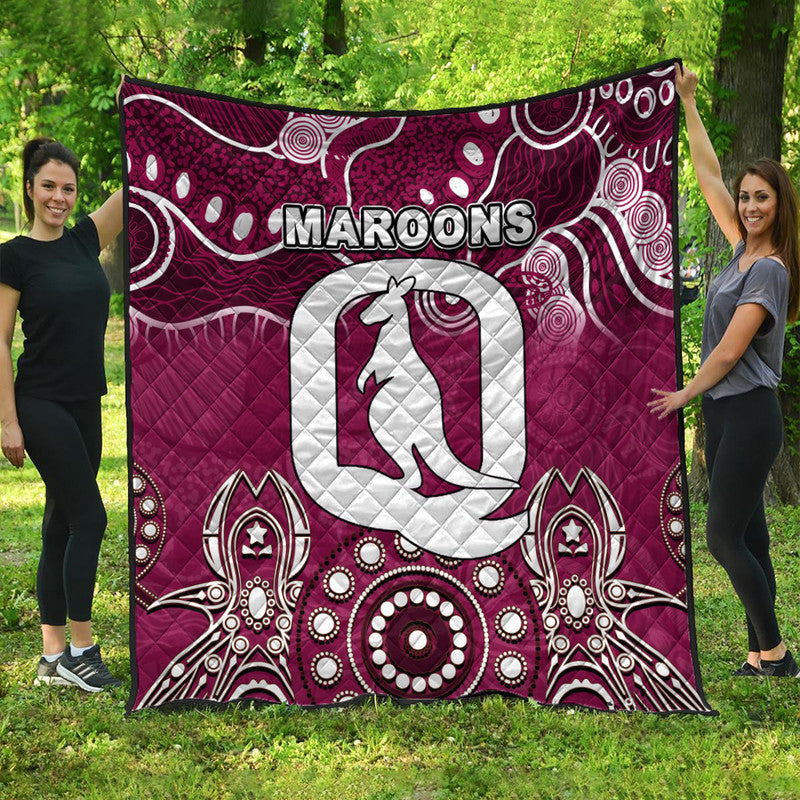 Queensland Maroons Premium Quilt Aboriginal  LT6