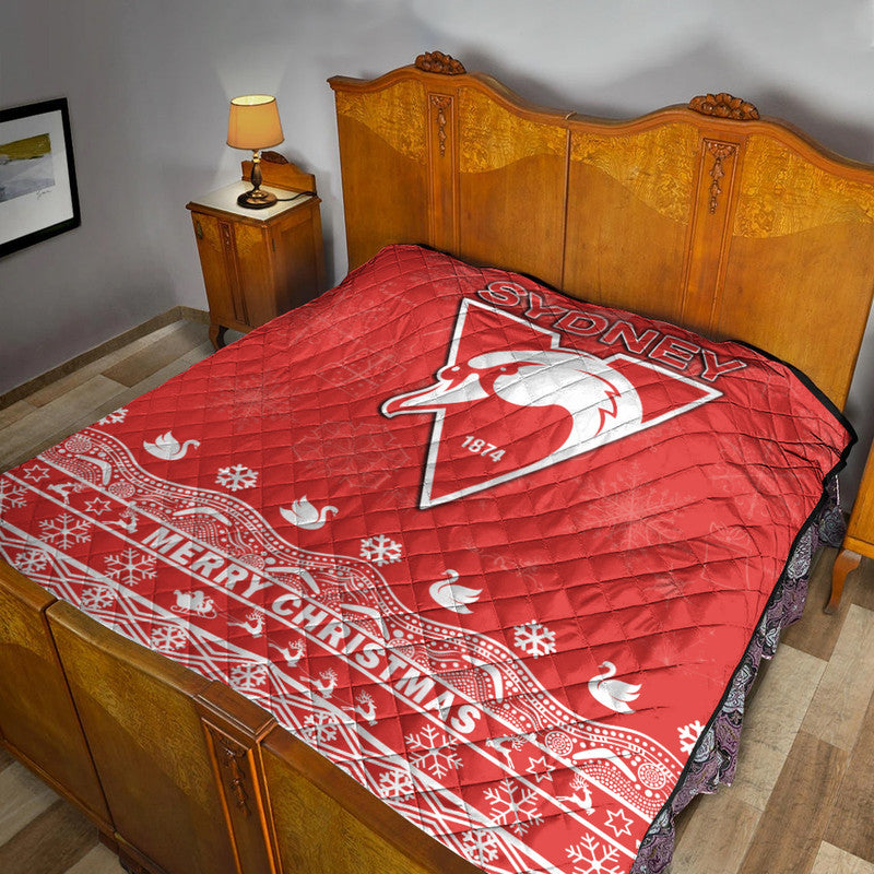 sydney-swans-unique-winter-season-premium-quilt-swans-merry-christmas-no2