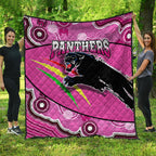 panthers-rugby-premium-quilt-aboriginal-basic-style-pink