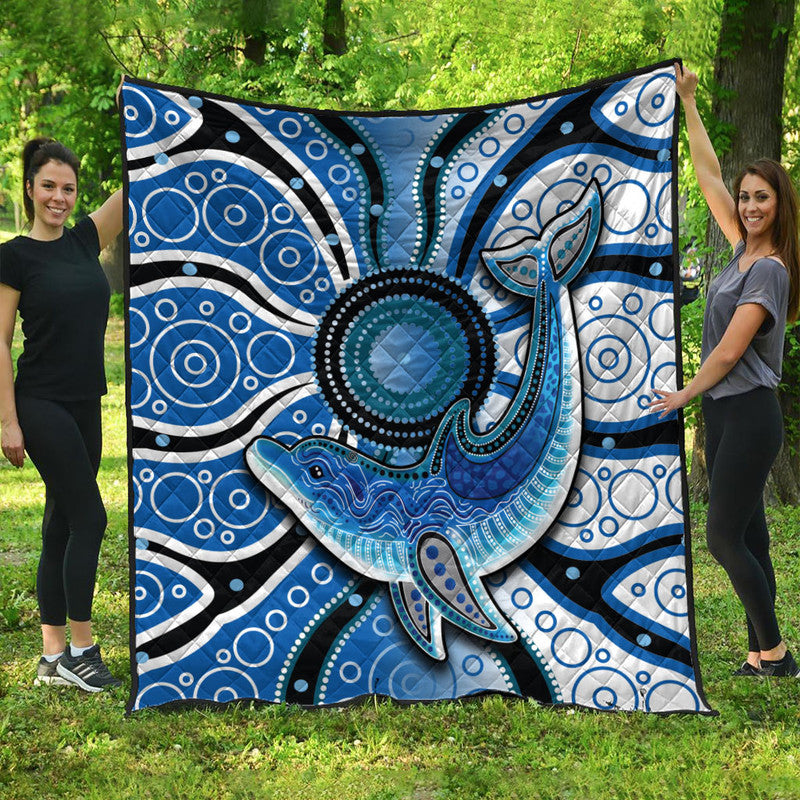 aboriginal-dolphins-premium-quilt-blue-sea