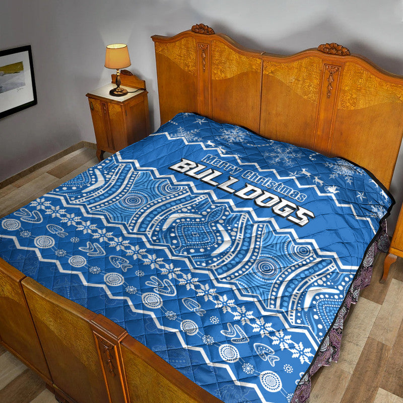 bulldogs-aboriginal-canterbury-bankstown-christmas-vibe-premium-quilt