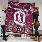 Queensland Maroons Premium Quilt Aboriginal  LT6