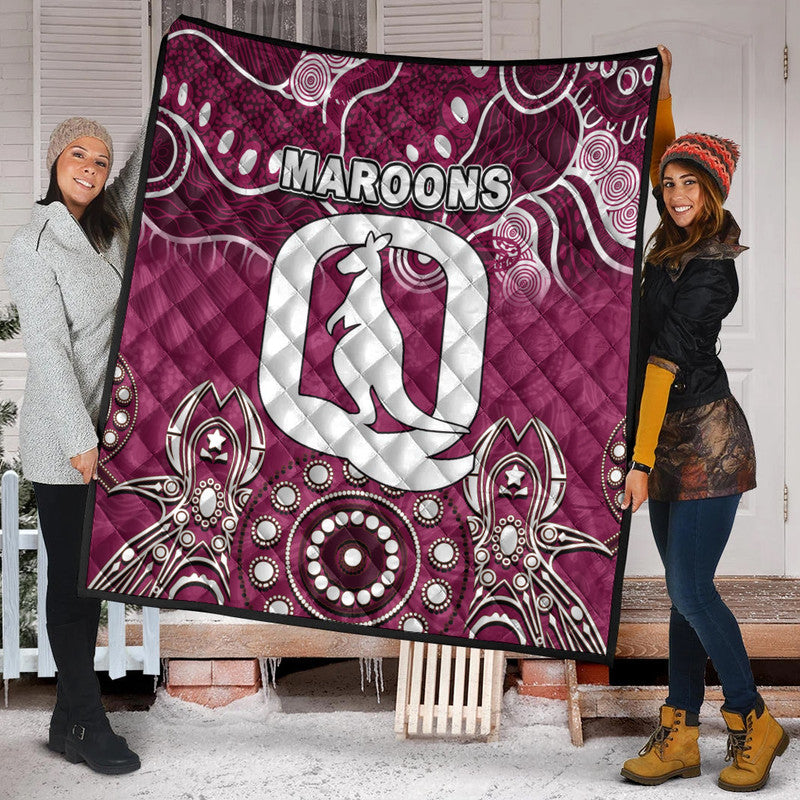 Queensland Maroons Premium Quilt Aboriginal  LT6