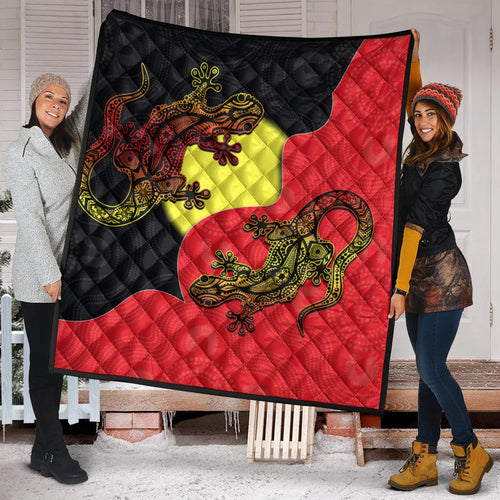 aboriginal-flag-mix-lizard-premium-quilt
